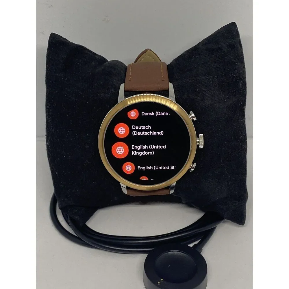 Fossil Gen 4 Authentic Digital Dial Smart Watch Custom Band FTW6016 AB425